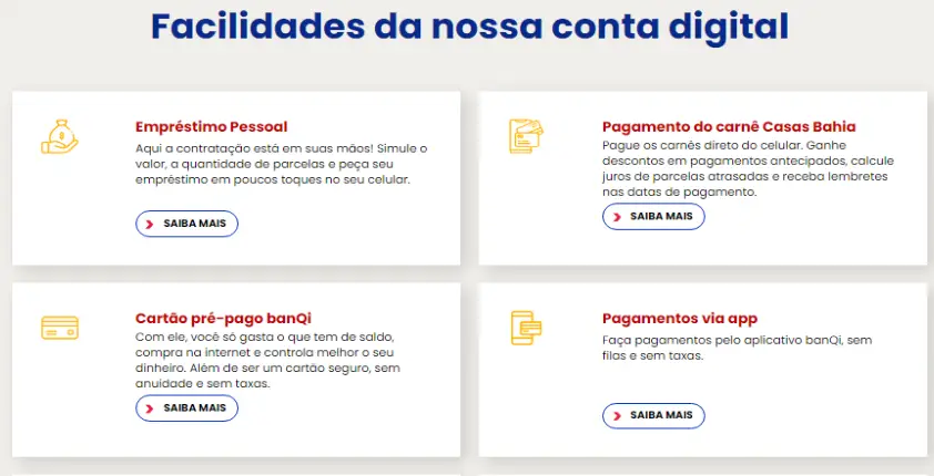 Banqi, da Casas Bahia, ultrapassa a marca de 5 milhões de contas