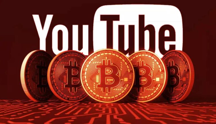 Número de golpes com criptomoedas no YouTube sobe 335%