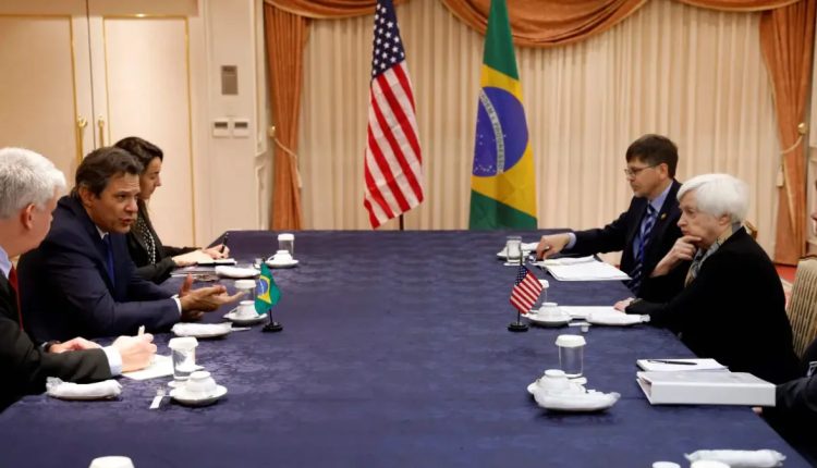 Haddad diz ter manifestado à Yellen disposição de aproximação entre Brasil e Estados Unidos