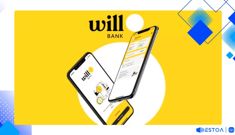 Interface do aplicativo do Will Bank mostrando a opção de empréstimo pessoal