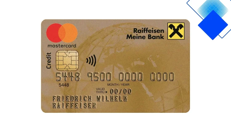 Raiffeisenbank Gold Card Kreditkarte kontaktlos, sicher und mit umfassendem Versicherungsschutz