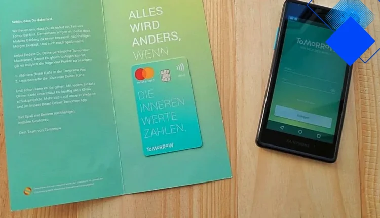 Tomorrow Visa Debitkarte nachhaltig, kostenlos und perfekt für Schüler und Studierende