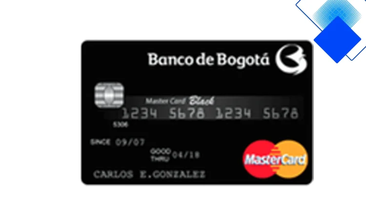 Tarjeta Mastercard Black Banco de Bogotá lujo, salas VIP y requisitos que debes saber