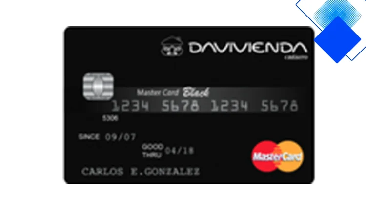 Mastercard Black Davivienda en Colombia, privilegios VIP, DaviPuntos y requisitos