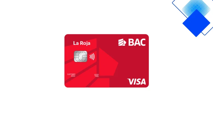 Tarjeta de débito La Roja de BAC Credomatic con promociones exclusivas, pagos sin contacto y control financiero desde tu celular