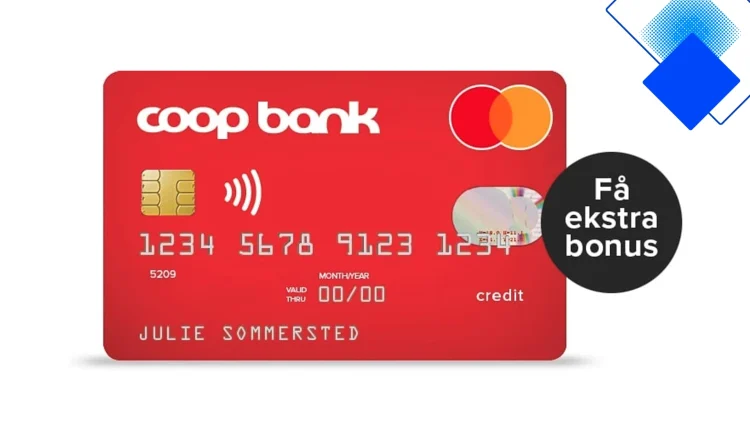 Coop Bank Mastercard Kredit: 45 dage rentefri, op til 50.000 DKK og ingen gebyrer i Coop