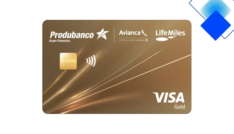 Tarjeta Visa Gold LifeMiles de Produbanco, millas y pagos sin contacto para viajeros ecuatorianos