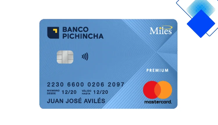 Mastercard Joven Pichincha Miles tarjeta para jóvenes en Ecuador con millas gratis el primer año