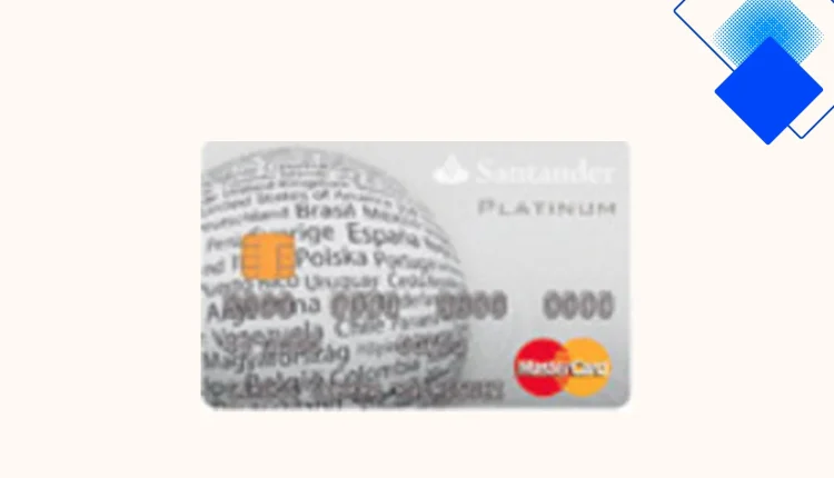 Tarjeta Santander Platinum con seguro de viaje, descuentos exclusivos, pago aplazado y cuota anual 99,99€