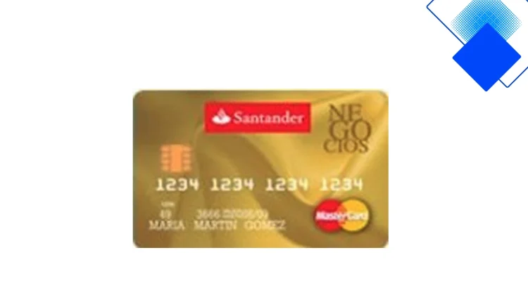 Tarjeta Santander Negocios ventajas, límite de crédito y costes para pymes