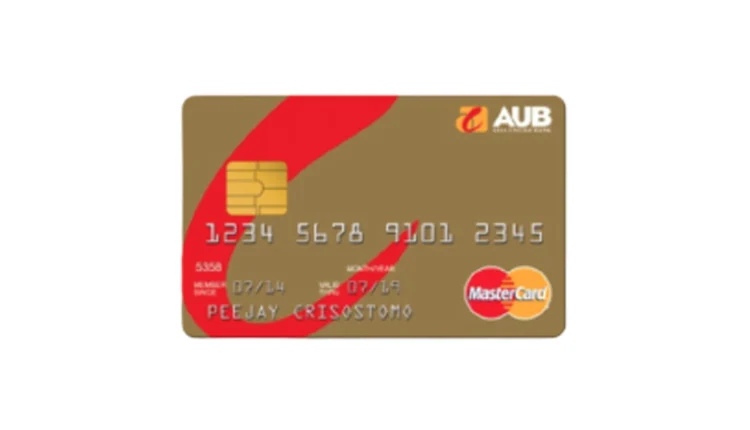 AUB Gold Mastercard na Walang Taunang Bayad at Madaling Mag-apply