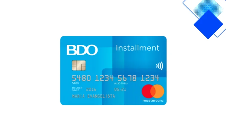 BDO Installment Card para sa 0% interes at hanggang 36-buwan na hulugan, walang membership fee sa unang taon