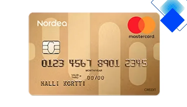Nordea Gold luottokortti arvostelu, 30 päivän koroton luotto, 75 € vuosimaksu ja kattava matkavakuutus