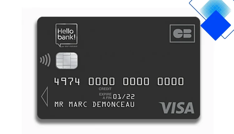 Carte Visa Premier Hello Bank, compte joint sans frais avec assurances voyage et gestion internationale