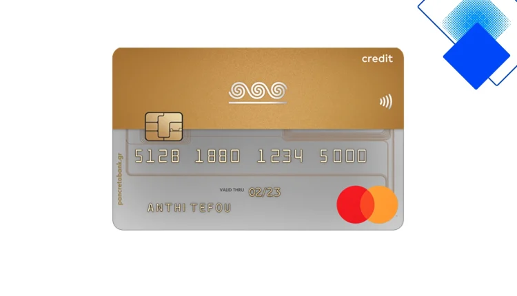 Pancreta Mastercard Gold με ανέπαφες συναλλαγές, ασφάλεια και δωρεάν συνδρομή τον πρώτο χρόνο