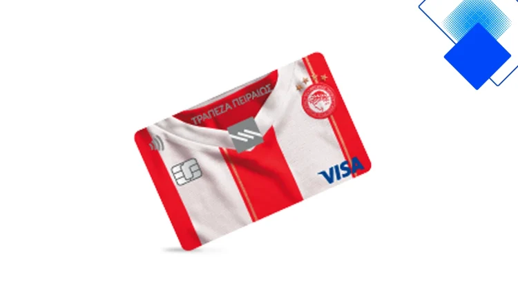 Πιστωτική κάρτα Olympiacos της Πειραιώς για τους οπαδούς του Θρύλου, άτοκες δόσεις, πόντοι και δωρεάν συνδρομή τον πρώτο χρόνο