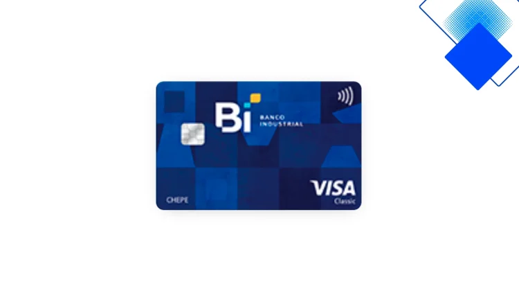 Tarjeta BI Credit Clásica Visa de Banco Industrial en Guatemala sin anualidad con cashback y seguros incluidos