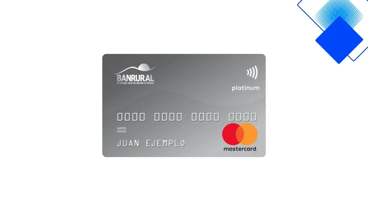 Banrural Mastercard Platinum sin cuota anual, 55 días sin intereses, Puntos Banrural por cada Q5 y promociones en Guatemala
