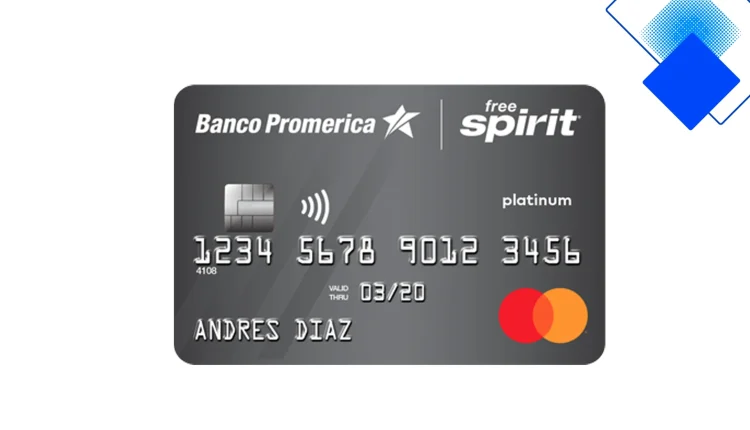 Tarjeta Spirit Platinum Banco Promerica con 15,000 puntos Free Spirit y beneficios para viajeros en Guatemala