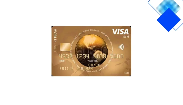 Visa World Card Gold met €5.000 limiet en 365 dagen aankoop- en reisverzekering