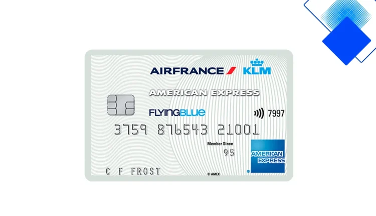 Flying Blue American Express Entry Card voordelig mijlen sparen met reisverzekering en geld-terug-garantie vanaf €36