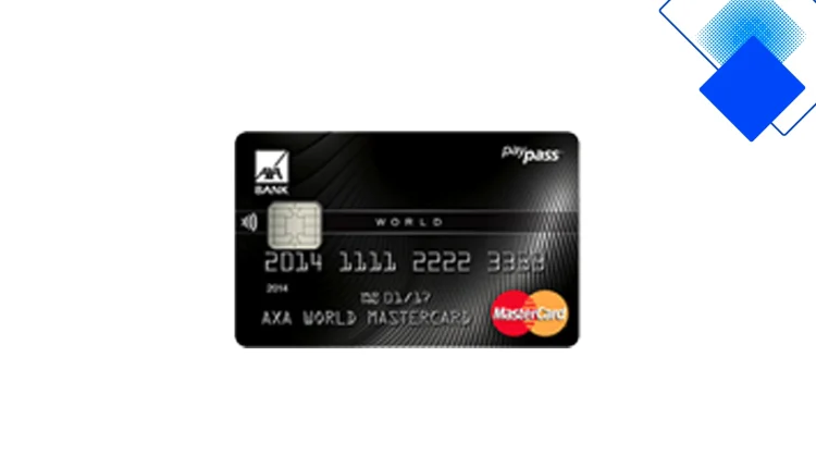 AXA World Mastercard pénzvisszatérítéssel, 0 Ft készpénzfelvétellel és prémium utasbiztosítással