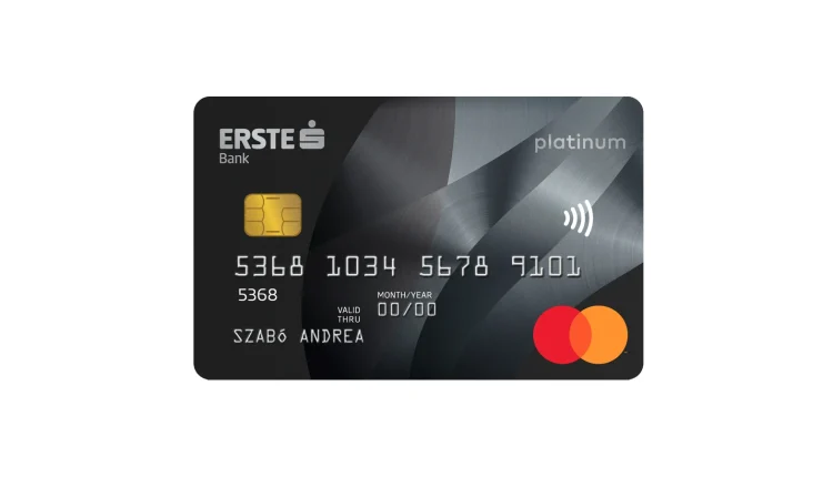 Erste Platinum hitelkártya utazás első osztályon, LoungeKey hozzáférés és 2% külföldi pénzvisszatérítés azonnali Apple Pay használattal