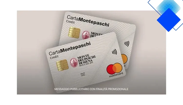 Carte di credito MontePaschi Classic e Gold sicurezza contactless, assistenza 24/7 e costi trasparenti
