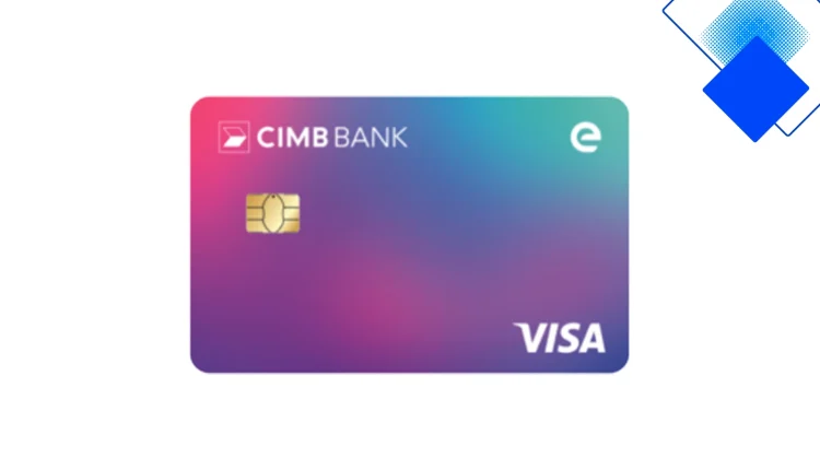 Kad Kredit CIMB e untuk rakyat Malaysia, tiada yuran tahunan, penjimatan maksimum dengan 12X Mata eDay dan 0% Easy Pay