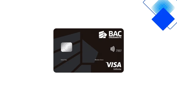 Tarjeta Visa Infinite de BAC Credomatic, beneficios premium, puntos y seguros para viajar desde Nicaragua