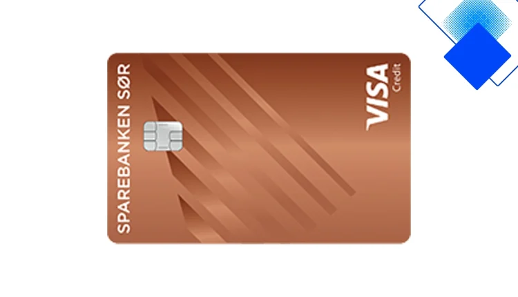 Sparebanken Sør Visa, det gebyrfrie kredittkortet for deg som reiser mye med SAS EuroBonus og høy kredittgrense