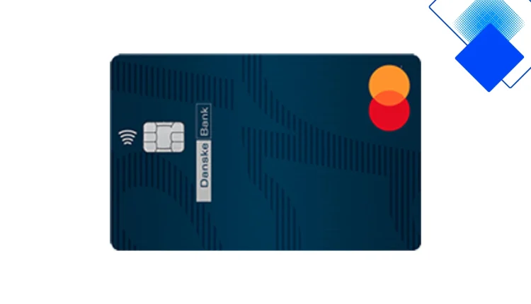 Danske Bank Ung Mastercard for 18 til 27 år, kredittgrense 20 000 kr, ingen årsavgift og reiseforsikring