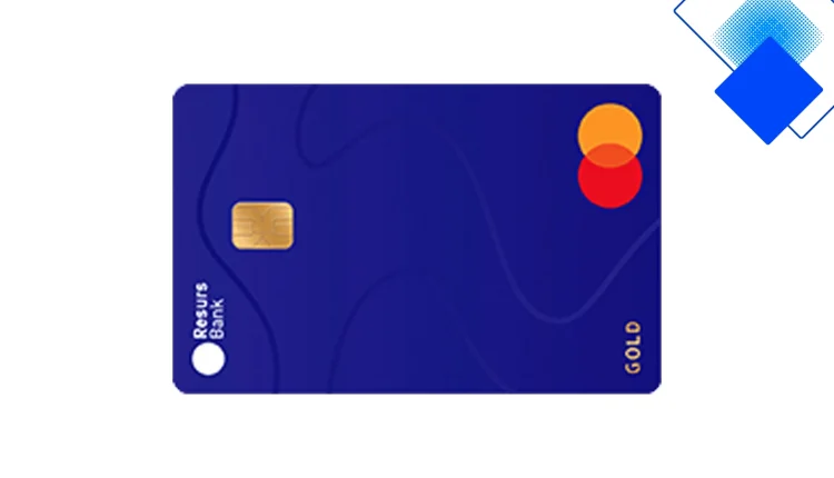 Resurs Gold kredittkort uten årsavgift med reiseforsikring, 60 dagers rentefri og bonuspoeng