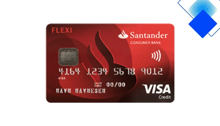 Santander Flexi Visa - Norges mest lønnsomme kredittkort med lav rente og drivstoffrabatt