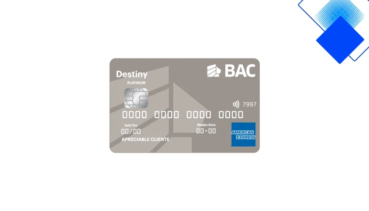 Destiny Platinum tarjeta de crédito en Panamá suma 15,000 puntos, salas VIP y seguro de viaje