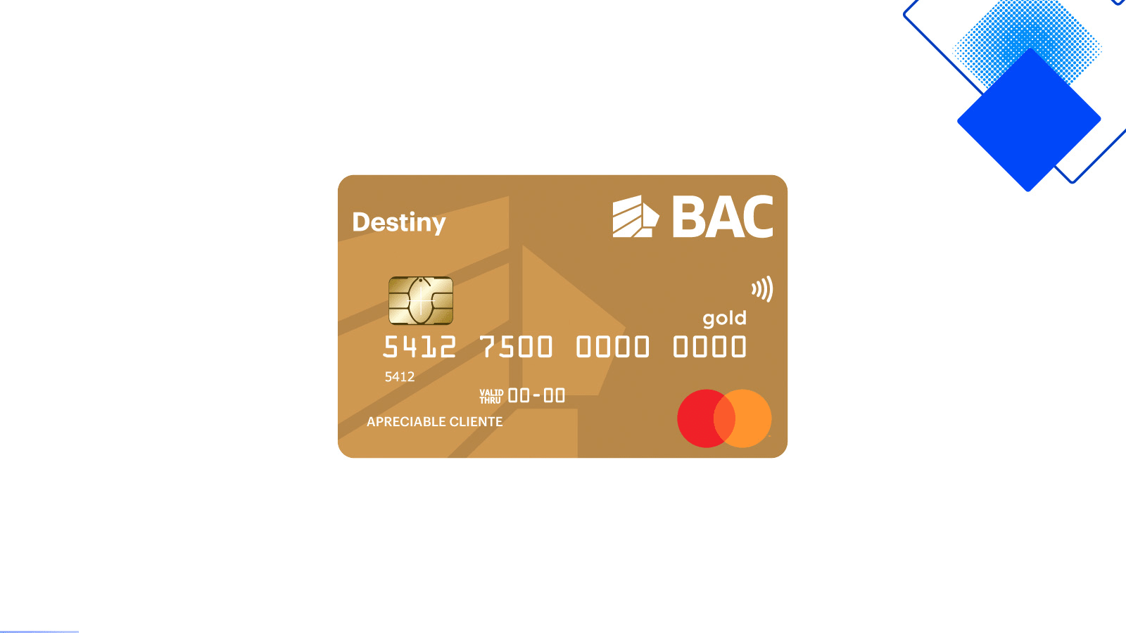 Tarjeta Destiny Gold MasterCard en Panamá con 0% de interés, puntos Panafoto y seguros MasterCard