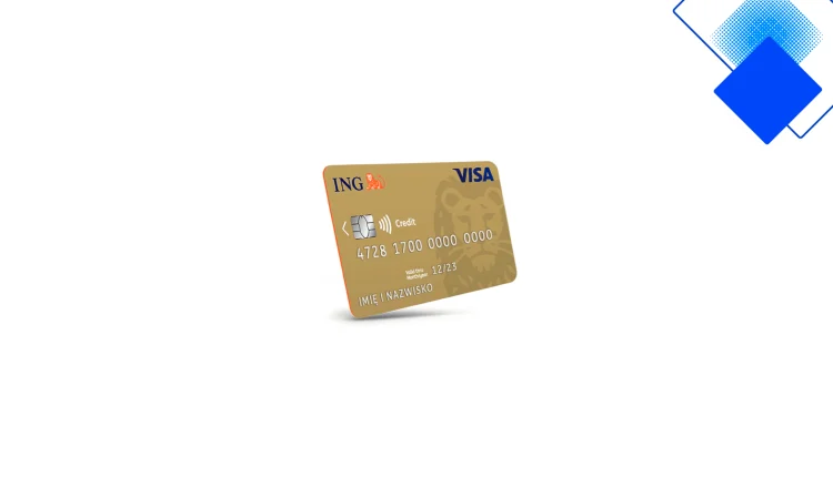 Złota Visa ING z limitem do 50 000 zł, płatności mobilne za darmo i 52 dni bez odsetek