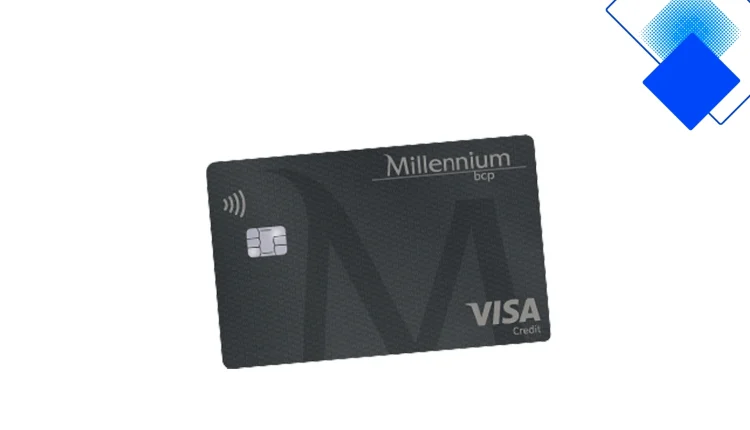 Cartão Platinum Millennium com cashback 10% até 500€/mês, seguros abrangentes e acesso a mais de 1.000 salas VIP