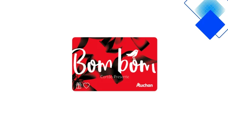Cartão Presente Bom Bom nas lojas Auchan como carregar usar e aproveitar cada euro