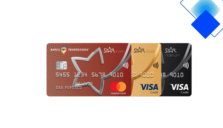 Card de credit premium Star Platinum de la Banca Transilvania beneficii VIP, asigurări incluse și acces internațional