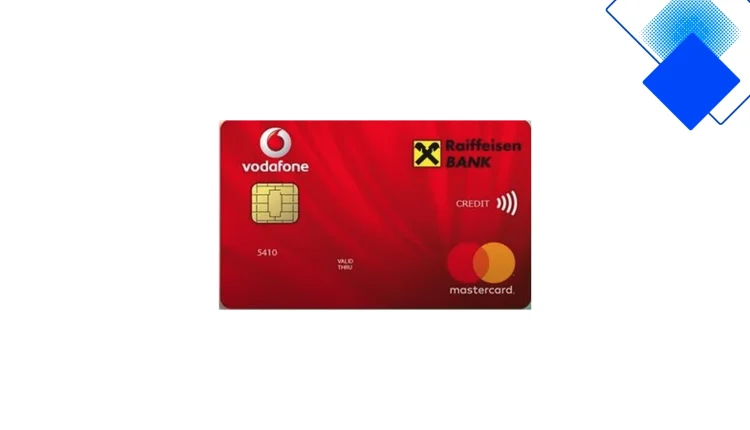 Card de credit Vodafone Mastercard Raiffeisen Bank cu comisioane zero, limite până la 30.000 RON și beneficii exclusive