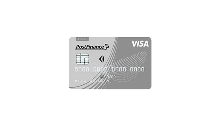 PostFinance Visa Classic Kreditkarte in der Schweiz, CHF-Cashback, keine Ausgabelimite und transparente Gebühren