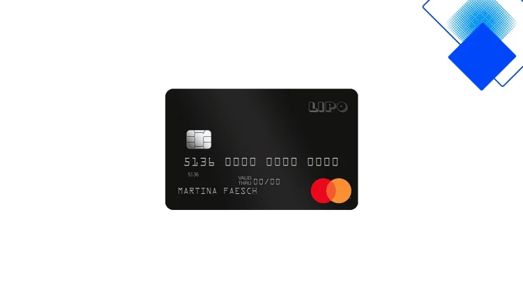 LIPO Mastercard in der Schweiz ohne Jahresgebühr, 1 LIPO Punkt pro CHF und umfassender Versicherungsschutz
