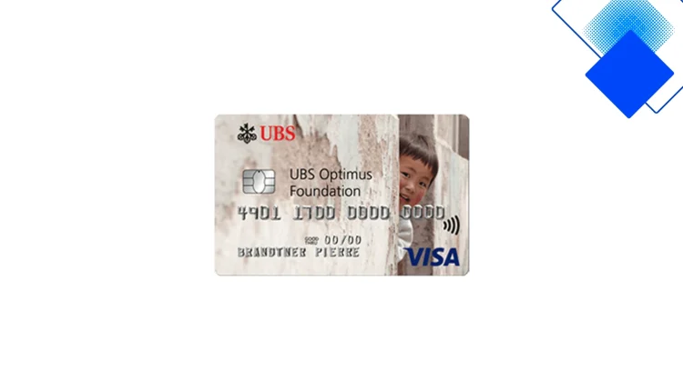 UBS Optimus Foundation Wohltätigkeitskreditkarte Schweiz, Prämien, Versicherungen, CHF-Gebühren und 0,75% Spende