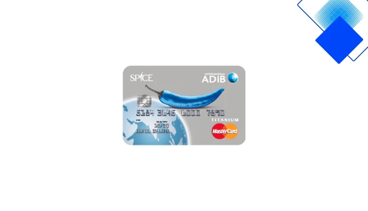 بطاقة ADIB Spice فيزا مع استرداد نقدي حتى 9% ومزايا مطاعم وصالات في الإمارات دون تحويل راتب
