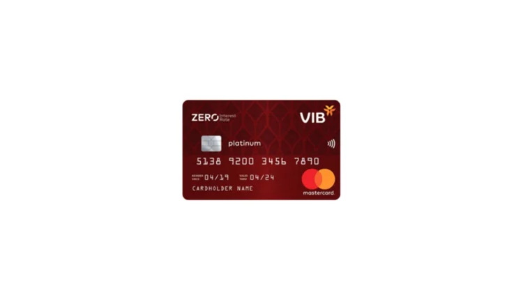 Thẻ tín dụng VIB Zero Interest 0% lãi, miễn phí thường niên và đăng ký siêu nhanh